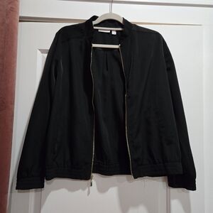 Susan Graver Thin Bomber jacket M